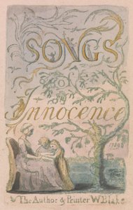 Songs of Innocence and of Experience, Plate 2, Innocence Titelsida (Bentley 3) av William Blake