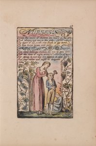 Songs of Innocence and of Experience, Plate 49, Nurses Song (Bentley 38) av William Blake