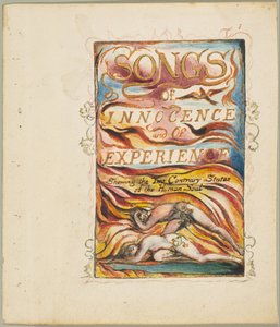 Sånger om oskuld och erfarenhet, som visar den mänskliga själens två motstridiga tillstånd..., ca. 1825. av William Blake