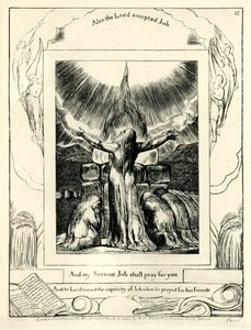 The Book of Job42:8 illustrerad av William Blake av William Blake