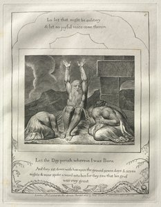 Jobs bok: Nr 8, Låt dagen förgås då jag föddes av William Blake