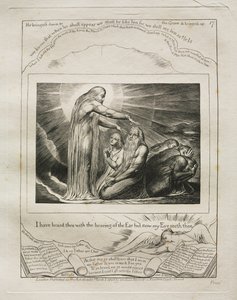 Jobs bok: Pl. 17, jag har hört dig med örat, men nu ser mitt öga dig av William Blake