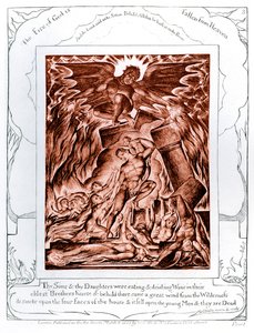 The Book of Job illustrationer av William Blake av William Blake