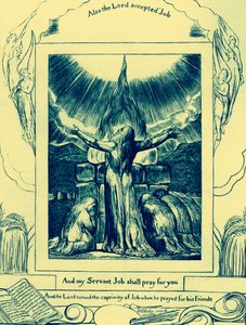The Book of Job illustrationer av William Blake av William Blake