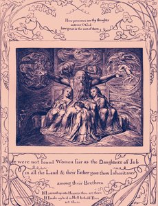 The Book of Job illustrationer av William Blake av William Blake