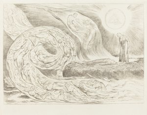 The Circle of the Lustful: Paolo och Francesca, 1827. av William Blake
