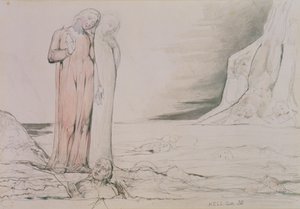 The Circle of the Traitors, illustration från Canto 32 av 