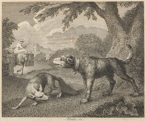 Hunden och räven av William Blake