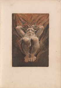 Urizens första bok, tavla 21 (Bentley 16) av William Blake