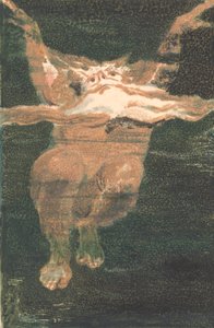Urizens första bok, tavla 5 (Bentley 12) av William Blake