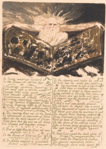 Urizens första bok, tavla 6, I levande skapelser dök upp. . . . (Bentley 5) av William Blake