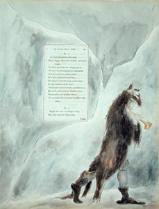 The Progress of Poesy, A Pindaric Ode, från "The Poems of Thomas Gray", publicerad 1797-98 (akvarell och svart bläck på papper) av William Blake