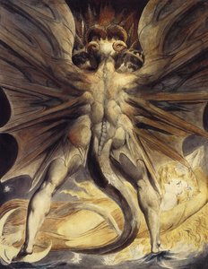 Den röda draken och kvinnan klädd i sol, ca 1802-1805