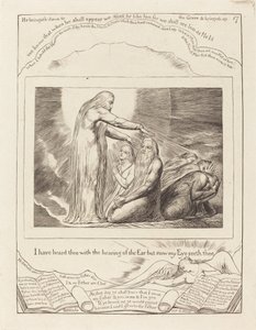 Guds vision, 1825. av William Blake