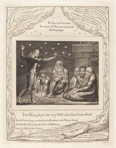 Elihus vrede av William Blake