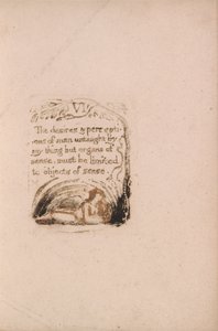 Det finns ingen naturlig religion, tavla 8, VI önskningarna och uppfattningarna . . . . (Bentley a9) av William Blake