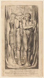 Krig Anklagarna för stöld, äktenskapsbrott, mord, ca. 18031810. av William Blake