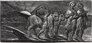 Med Songs the Jovial Hinds Return from Plough, illustration från Dr. Thorntons 