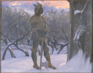 Hunnen och krucifixet av William Blake Richardson