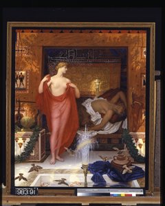 Hera In The House Of Hephaistos (olja på duk)