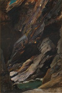 Stenar vid Tintagel av William Blake Richmond
