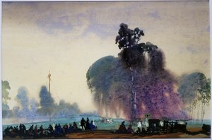 Festival (w/c & gouache på papper)