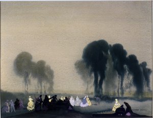Moonlight Revels, ca 1924 (w/c på papper)