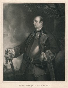 John, markis av Granby, c1758-1760, 1810. av William Bond