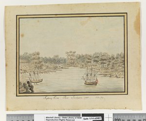 Opp. sid. 84. `Sydney Cove, Port Jackson. 1788
