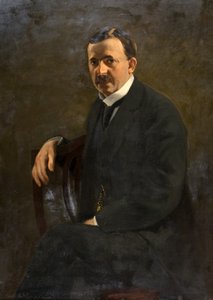 Dr George Lawrence, ca 1913 (olja på duk)