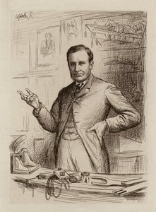 John Chiene, professor i kirurgi (gravyr) av William Brassey (after) Hole
