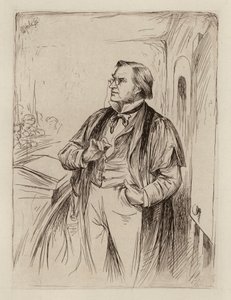 Simon Somerville Laurie, professor i utbildningens teori, historia och praktik (gravyr)