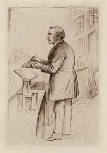 William Smith Greenfield, professor i allmän patologi (gravyr)