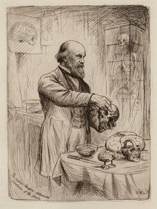 William Turner, professor i anatomi (gravyr) av William Brassey (after) Hole