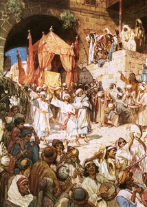 David förde arken till Jerusalem av William Brassey Hole