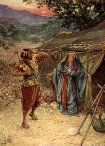 Jael Yael och Sisera - Bibeln av William Brassey Hole
