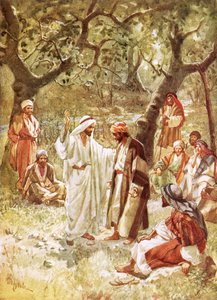Jesus frågade sina lärjungar vem folket säger att han är av William Brassey Hole
