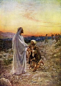 Jesus botar spetälska i Samaria - Bibeln, Nya testamentet
