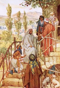 Jesus prövar en kvinnas tro av William Brassey Hole