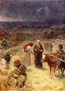 Kung David köper tröskplatsen - Bibeln av William Brassey Hole
