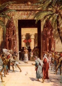 Moses och Aron inför Farao - Bibeln av William Brassey Hole