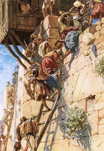 Erövringen av Jerusalem från jebusiterna av William Brassey Hole