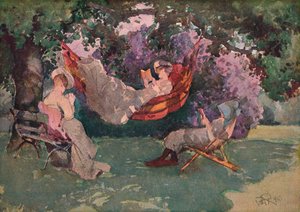 I trädgården, 1902. 1903