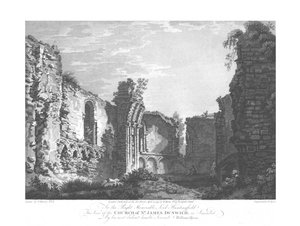 Church of St James, Dunwich, sent 1700-tal.