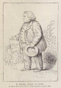Ernest Renan, fransk filosof och religionshistoriker, hemma av William C. Smith