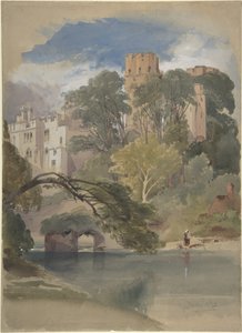 Caesars torn, Warwick Castle av William Callow