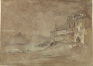 Marksburgs slott, Rhens av William Callow