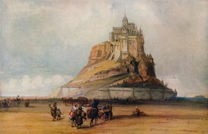 Mont St. Michel, c1861 av William Callow