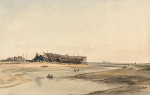 Fartygsbyggnad av William Callow