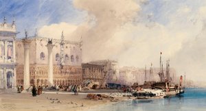 Doge-palatset, Venedig, 1874 av William Callow